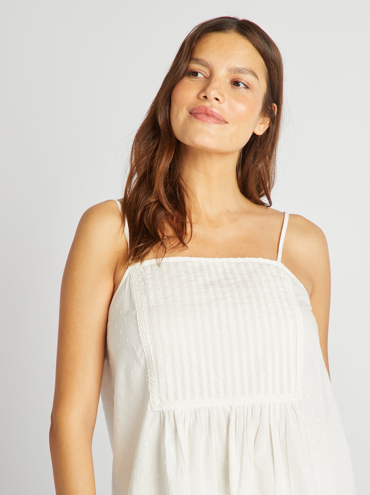 Pigiama canotta + shorts - 2 pezzi - BIANCO