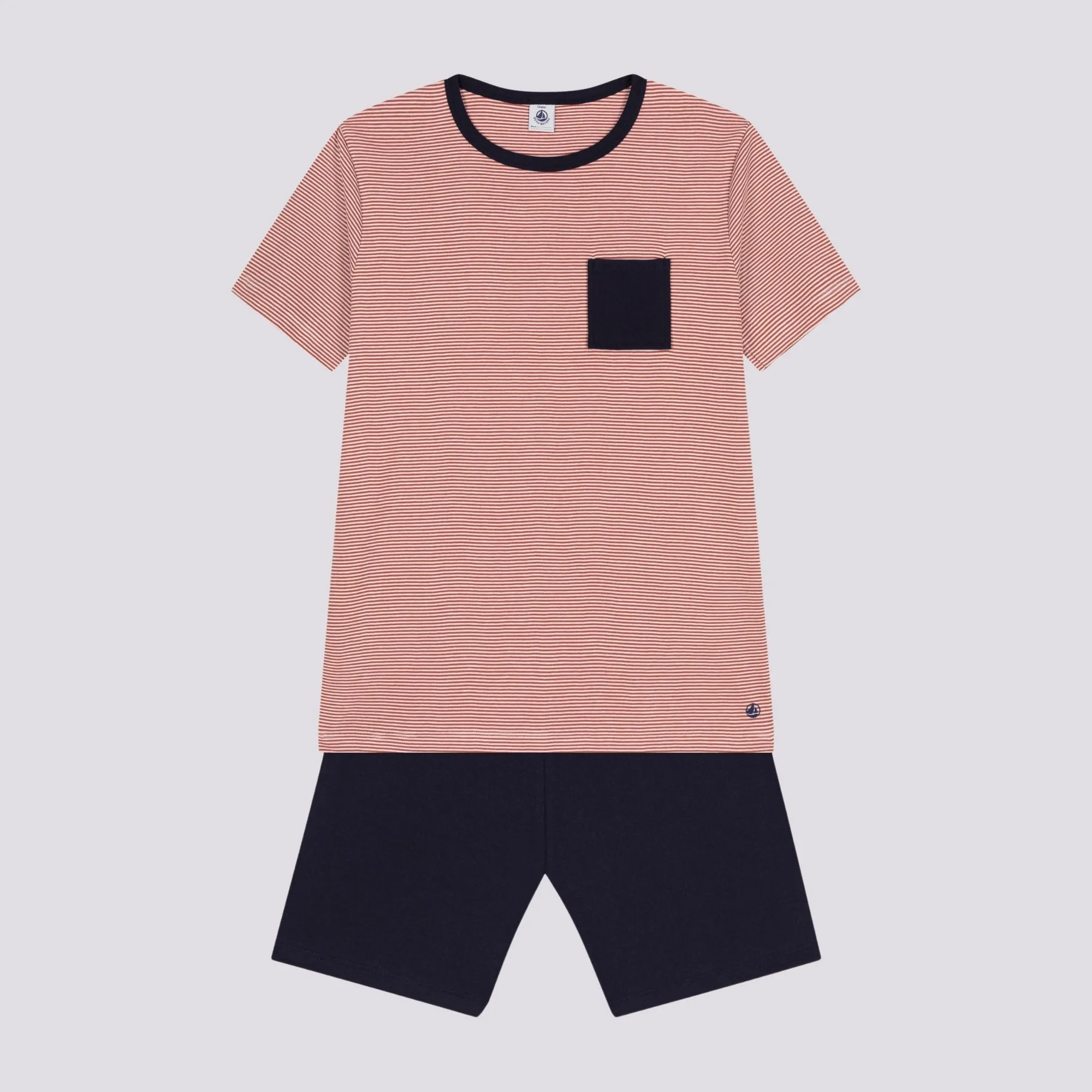 PIGIAMA ROSA SHORT IN COTONE JUNIOR