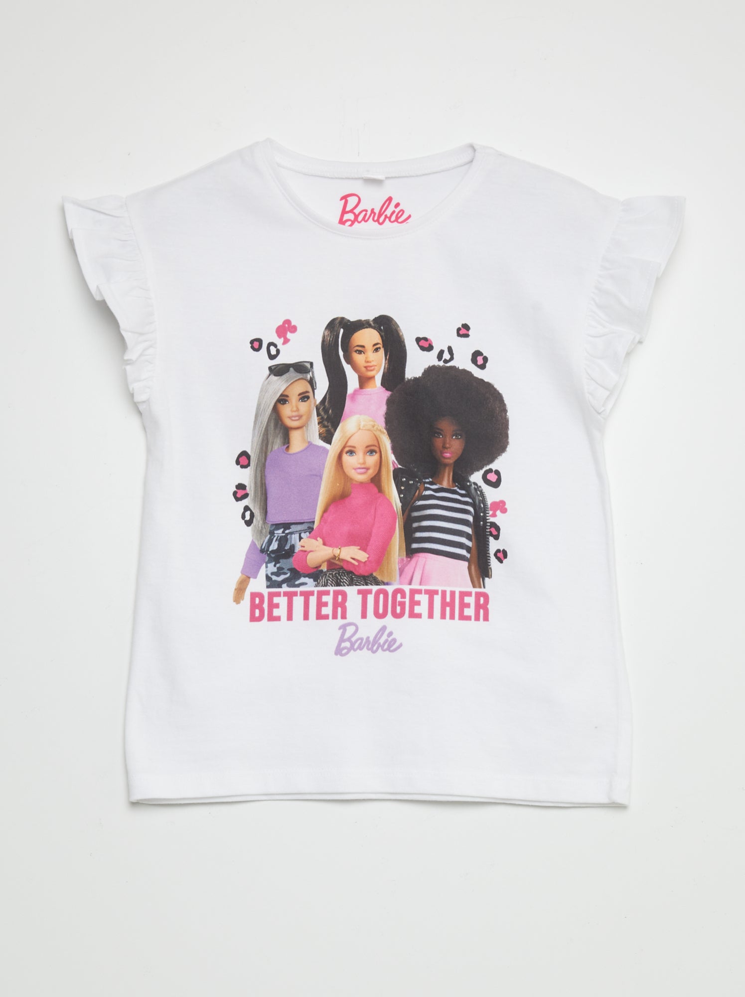 Pigiama shorts + t-shirt 'Barbie' - 2 pezzi - BIANCO