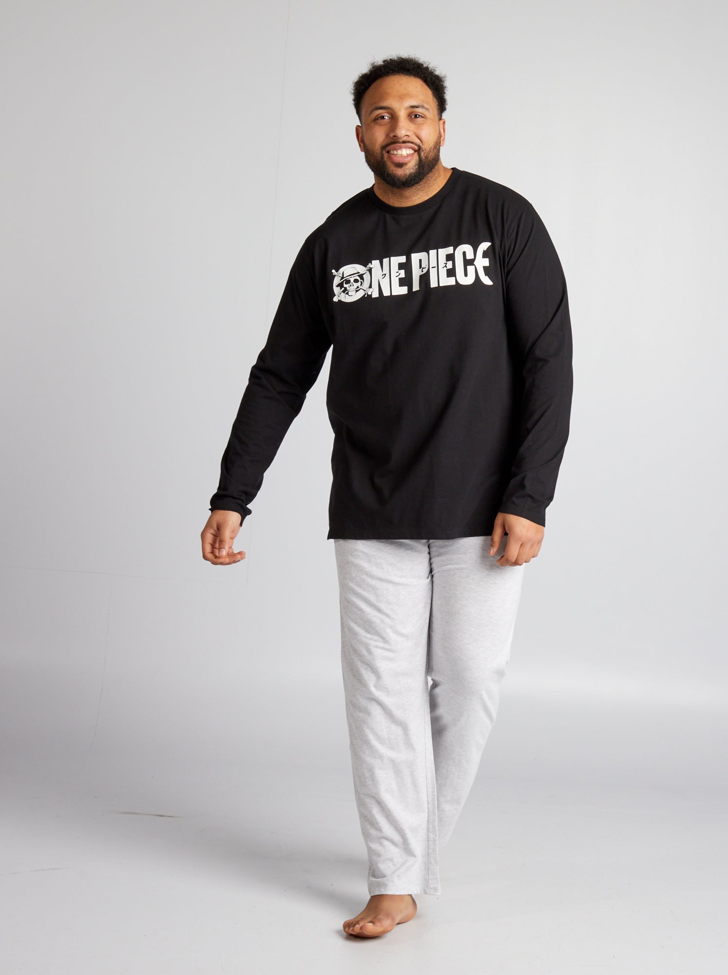 Pigiama 'One Piece' - 2 pezzi - NERO