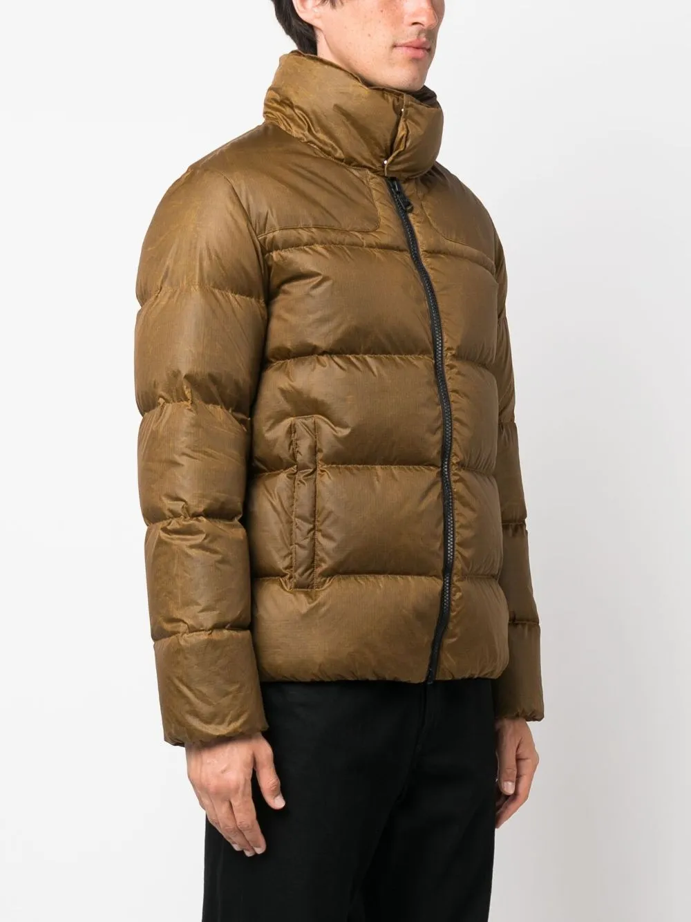 piumino bronzo logopatch