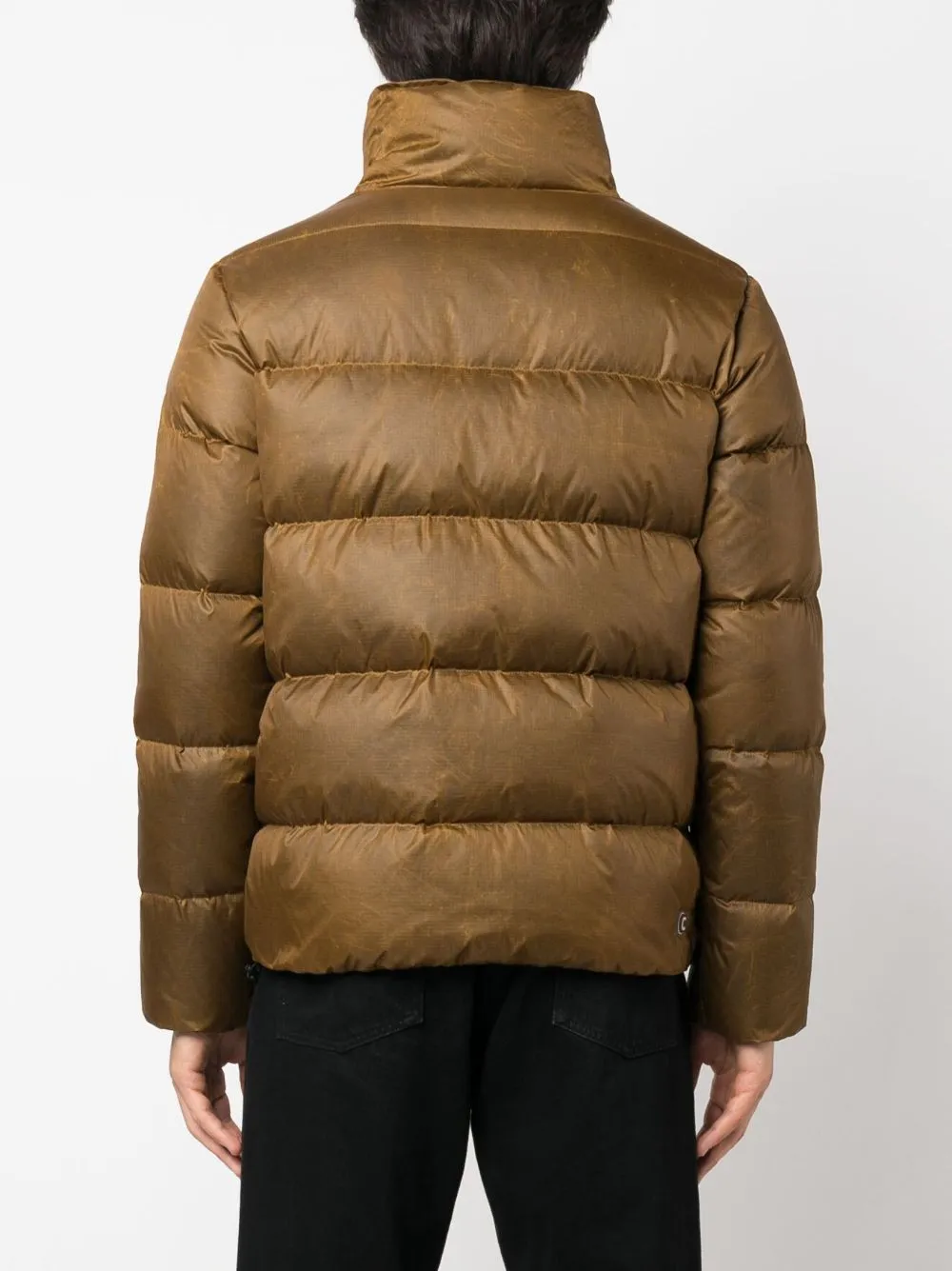 piumino bronzo logopatch