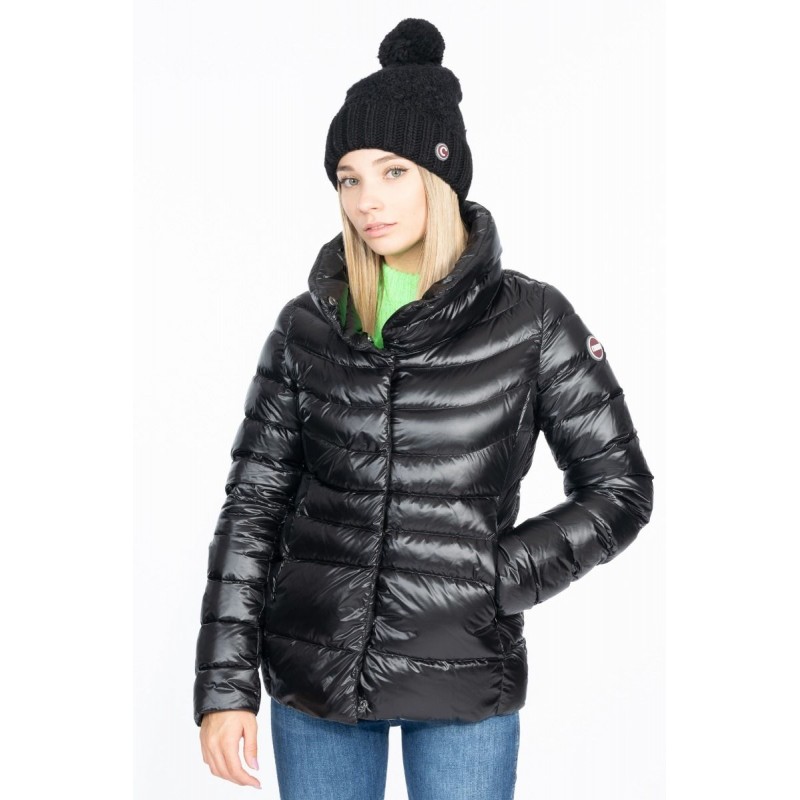 PIUMINO COLMAR DONNA CORTO COLLO ALTO NERO