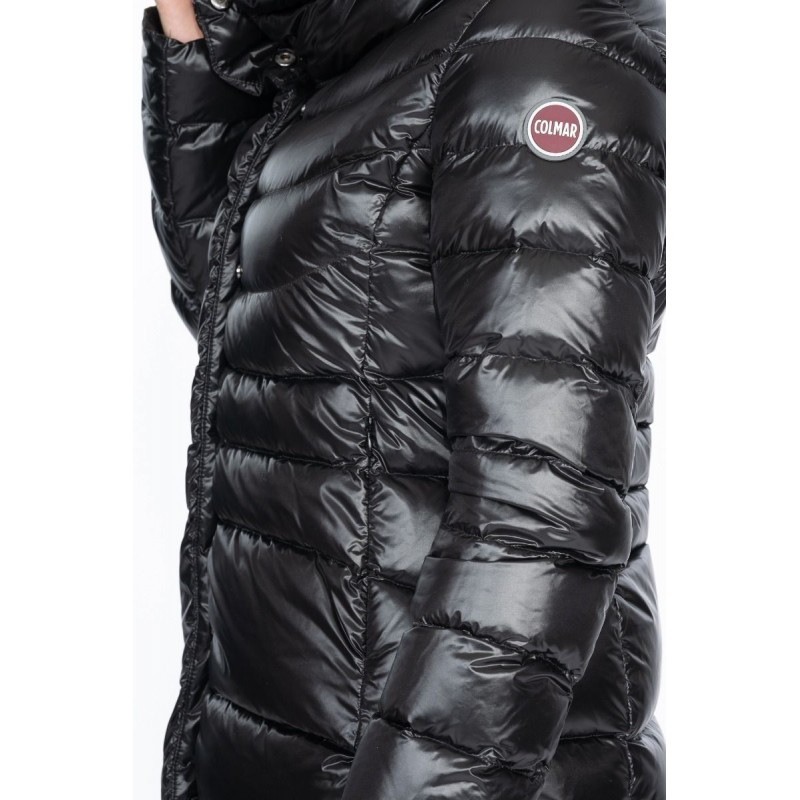 PIUMINO COLMAR DONNA CORTO COLLO ALTO NERO