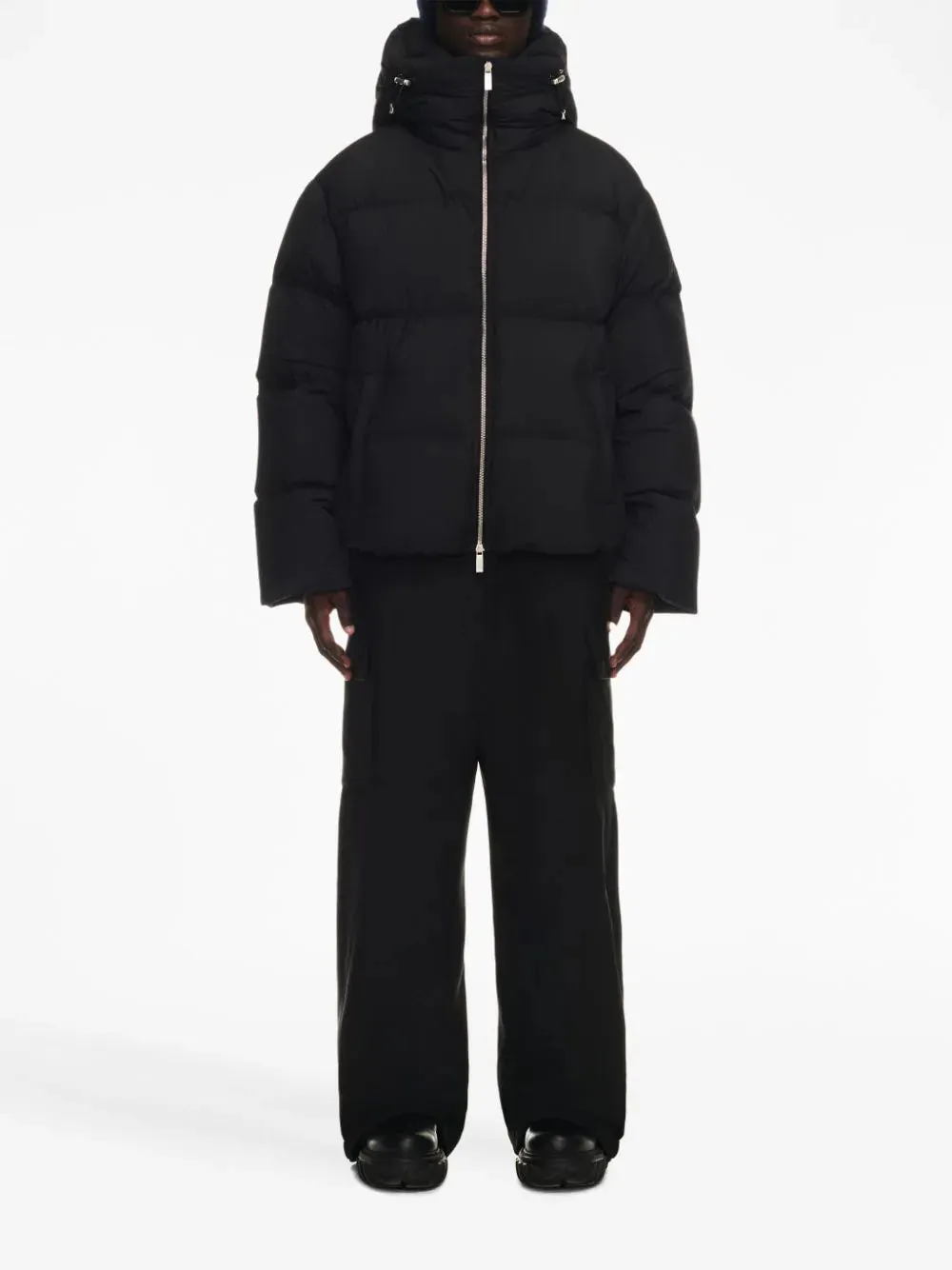 Piumino con zip