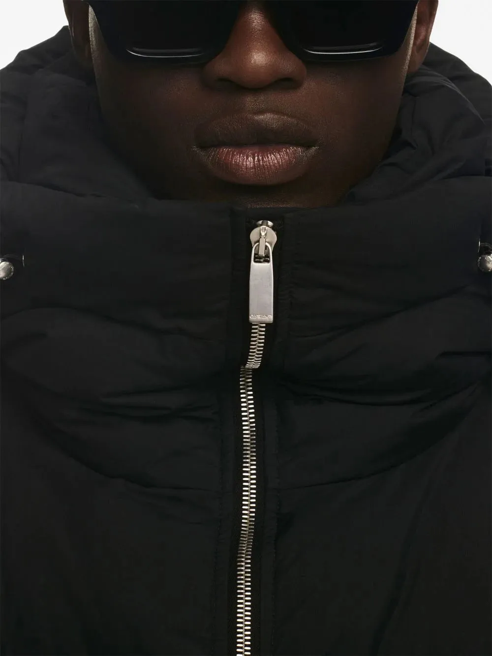 Piumino con zip