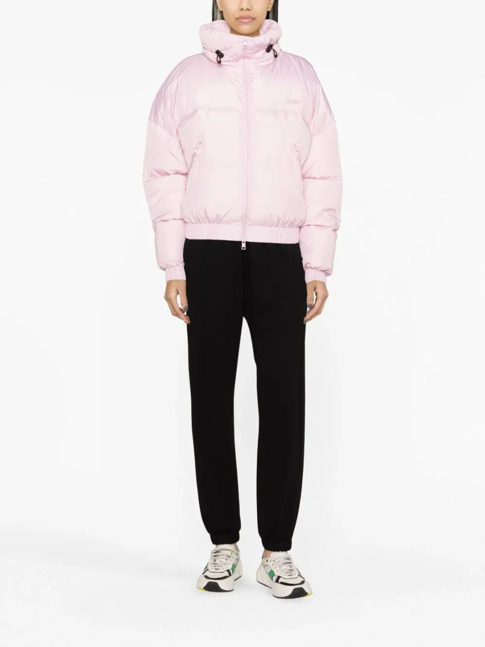 Piumino crop Ripstop Nylon