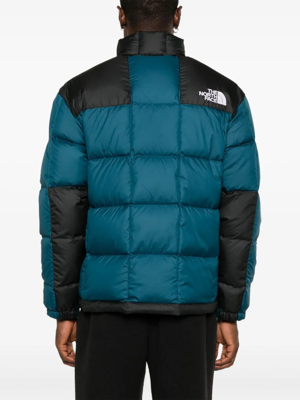Piumino Lhotse verde petrolio e nero