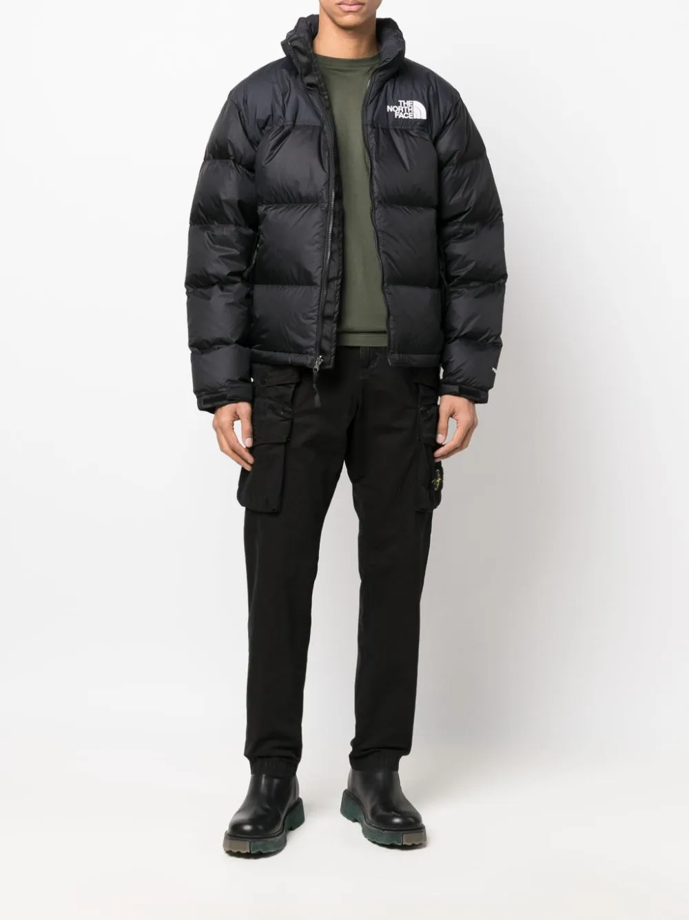 Piumino nuptse nero