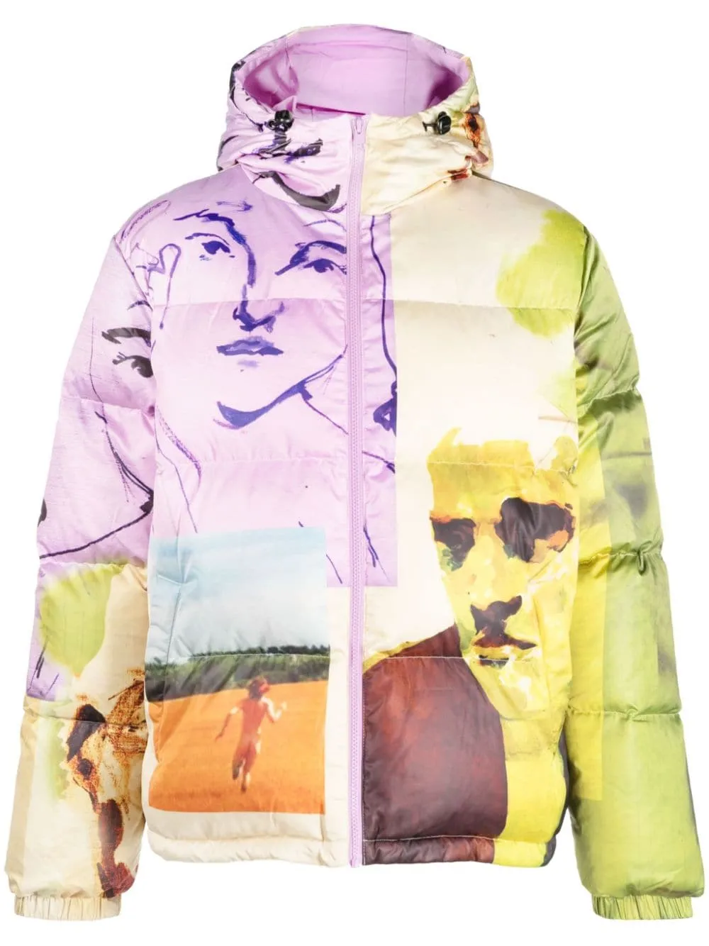 piumino puffer multicolor