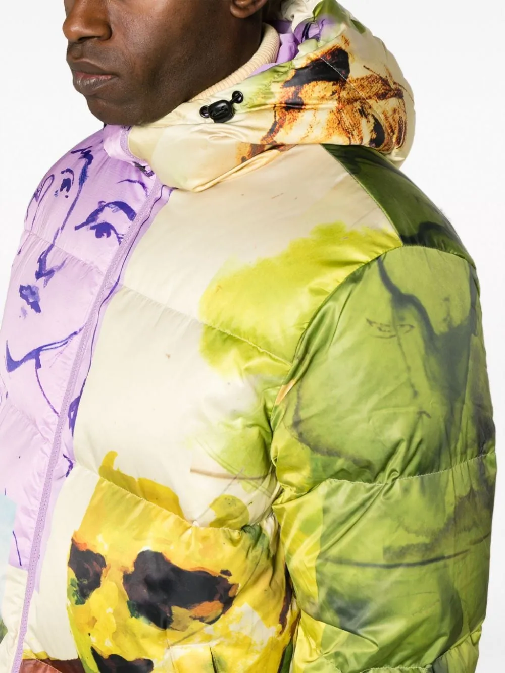 piumino puffer multicolor