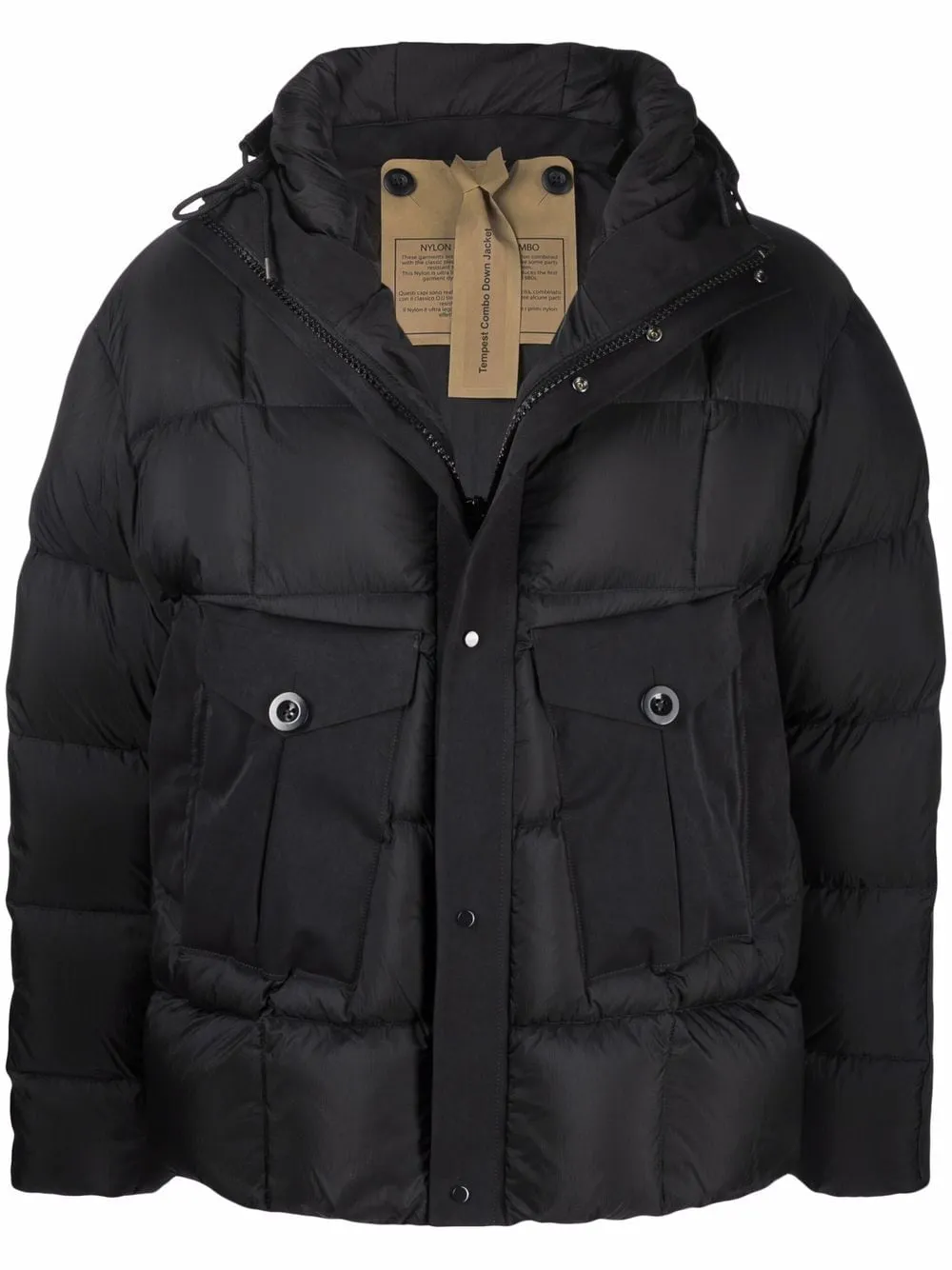 piumino tempest nero
