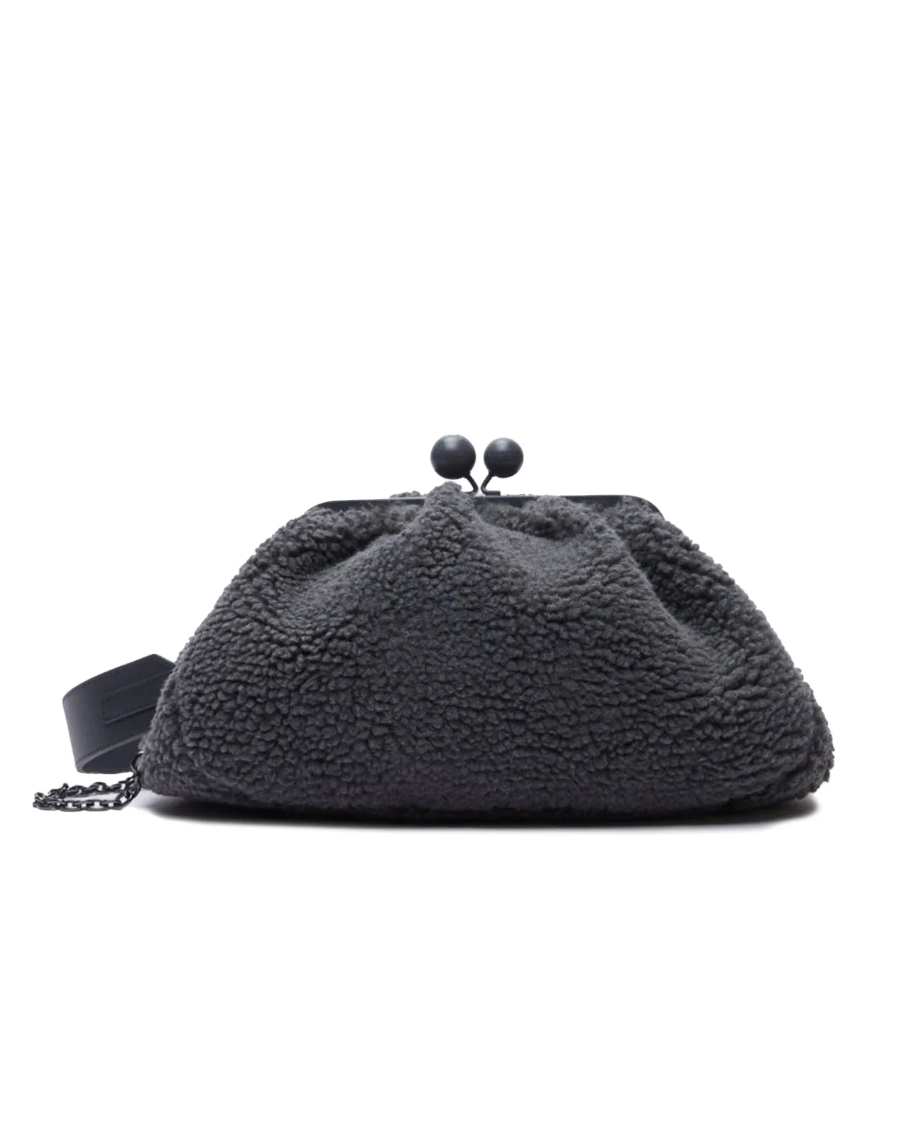 Pochette Vociare teddy grigia