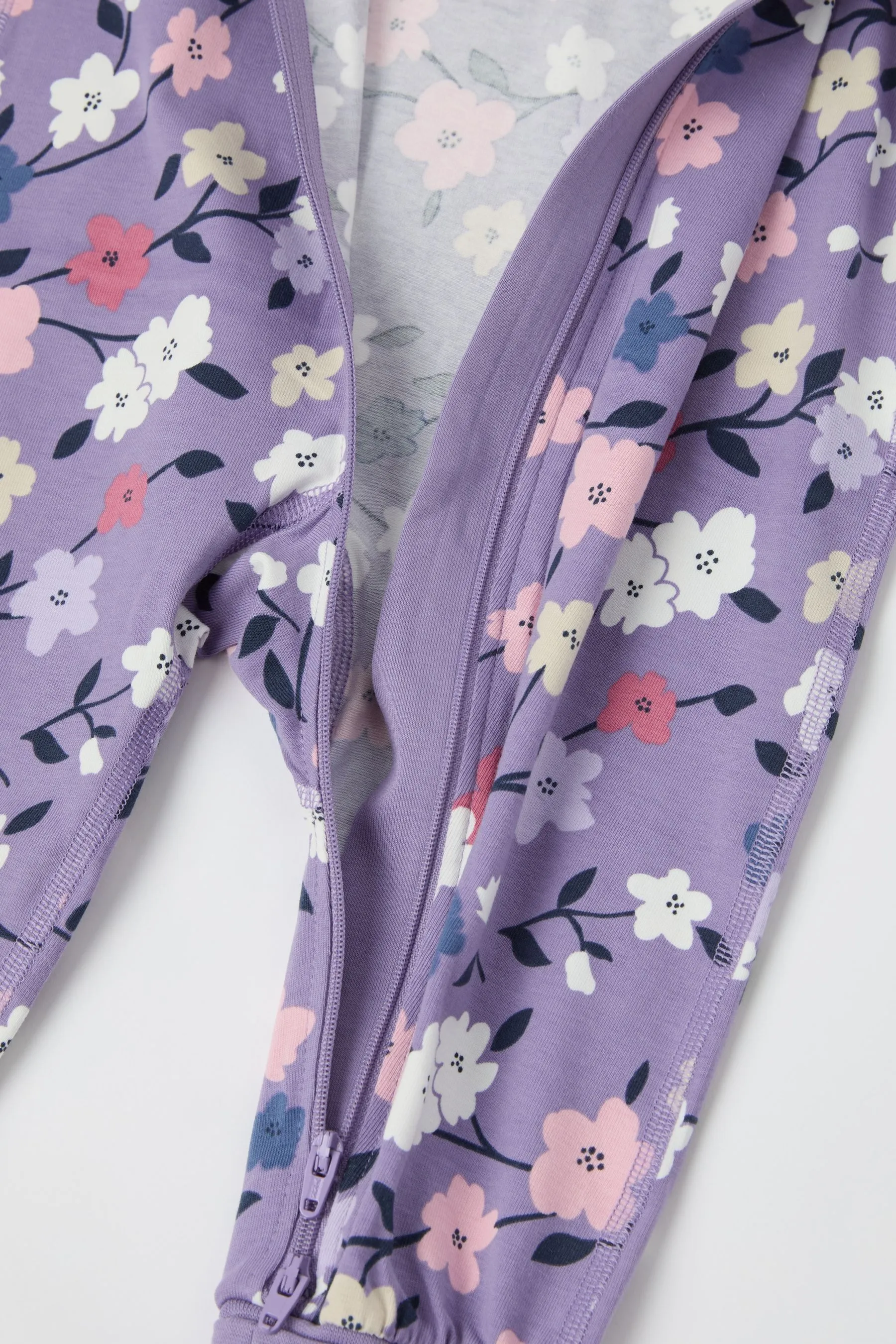 Polarn O Pyret Organic Cotton Space Print Sleepsuit    