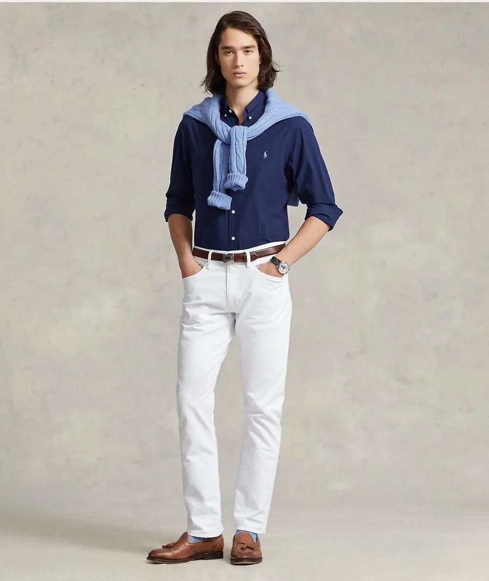 POLO RALPH LAUREN UOMO--Camicia in popeline stretch Slim-Fit