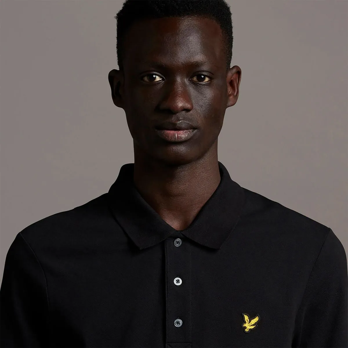 POLO Uomo LYLE & SCOTT 1874 LP400VOG LS POLO Z86 JET BLACK