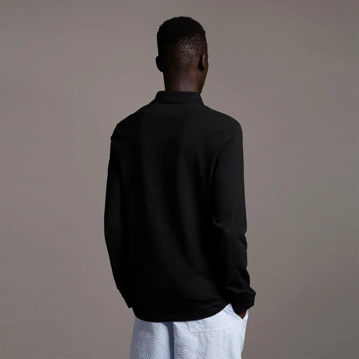 POLO Uomo LYLE & SCOTT 1874 LP400VOG LS POLO Z86 JET BLACK