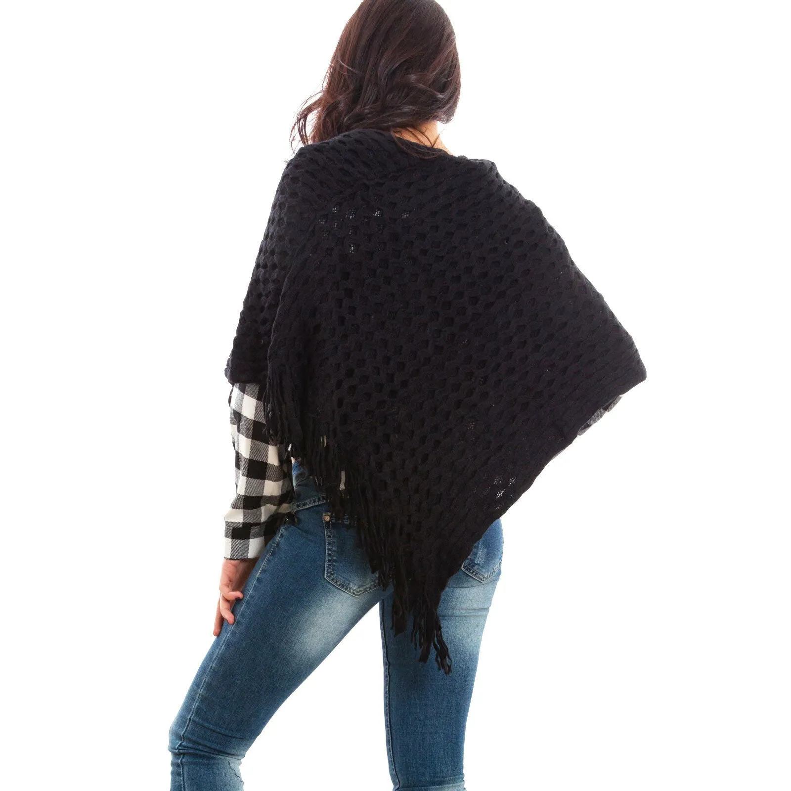 Poncho donna coprispalle mantella KK3062