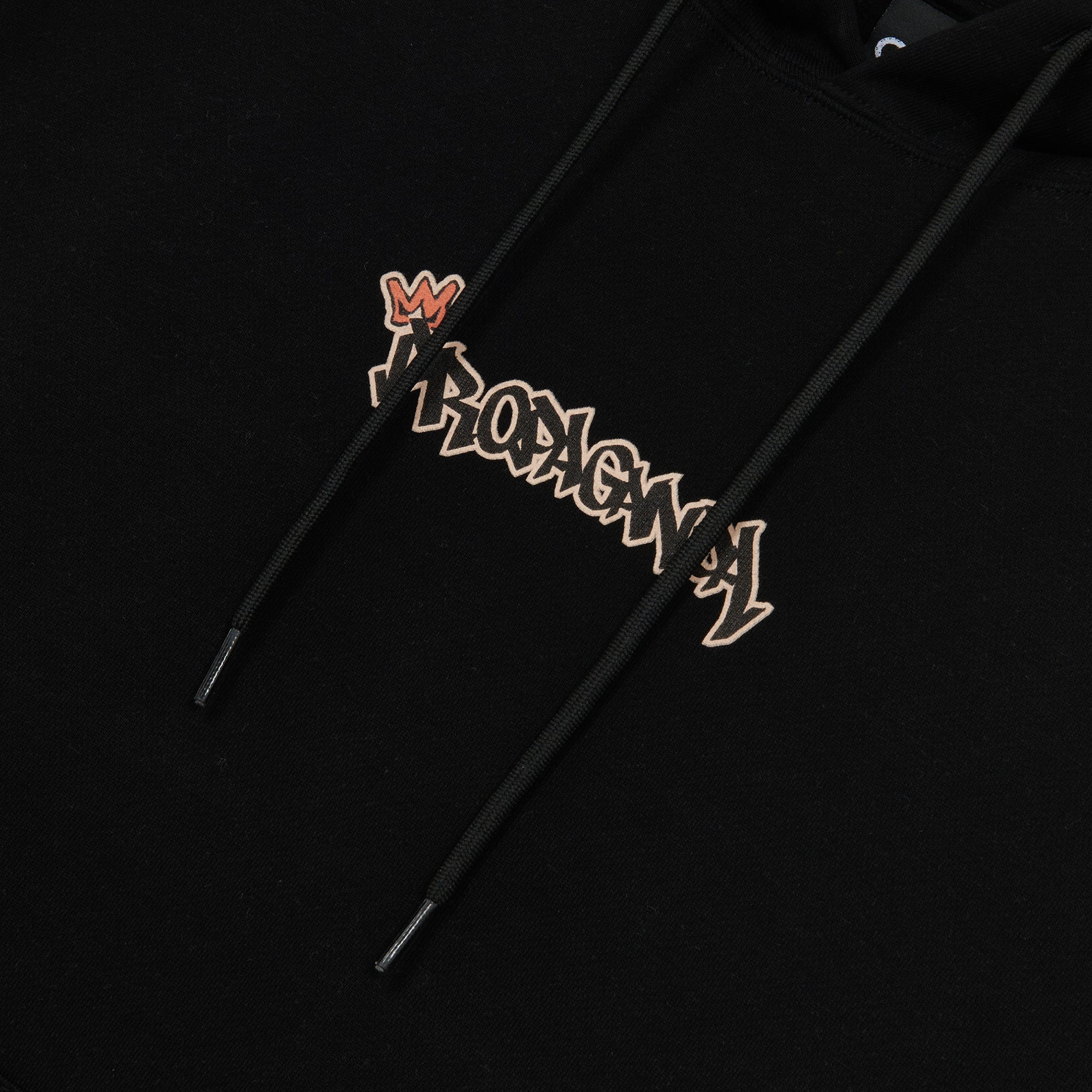 Propaganda sweatshirt with hood and kangaroo pockets Prince Hoodie 22FWPRFE744-01 black