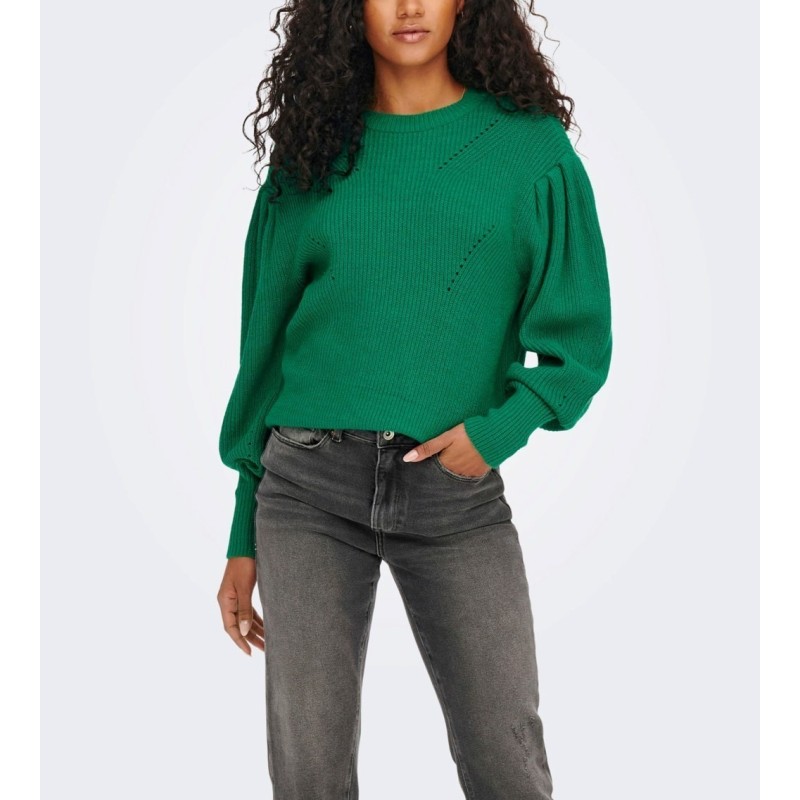 PULLOVER CON MANICHE A SBUFFO DA DONNA ONLY