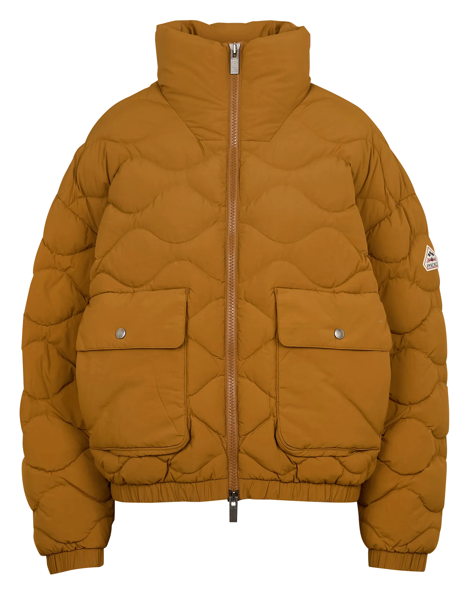  PYRENEX   ENOLA - Piumino oversize a collo alto | Marrone