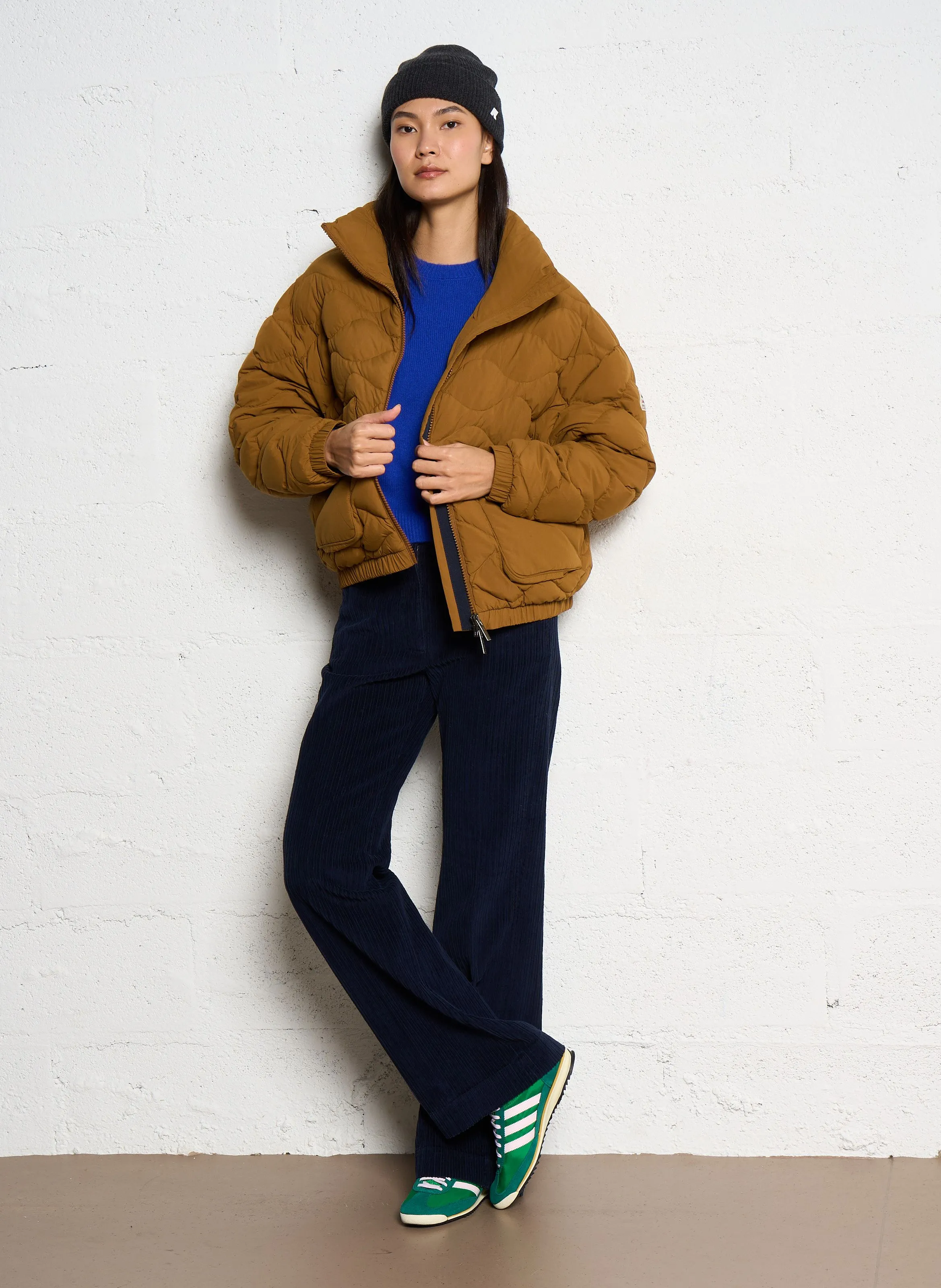  PYRENEX   ENOLA - Piumino oversize a collo alto | Marrone