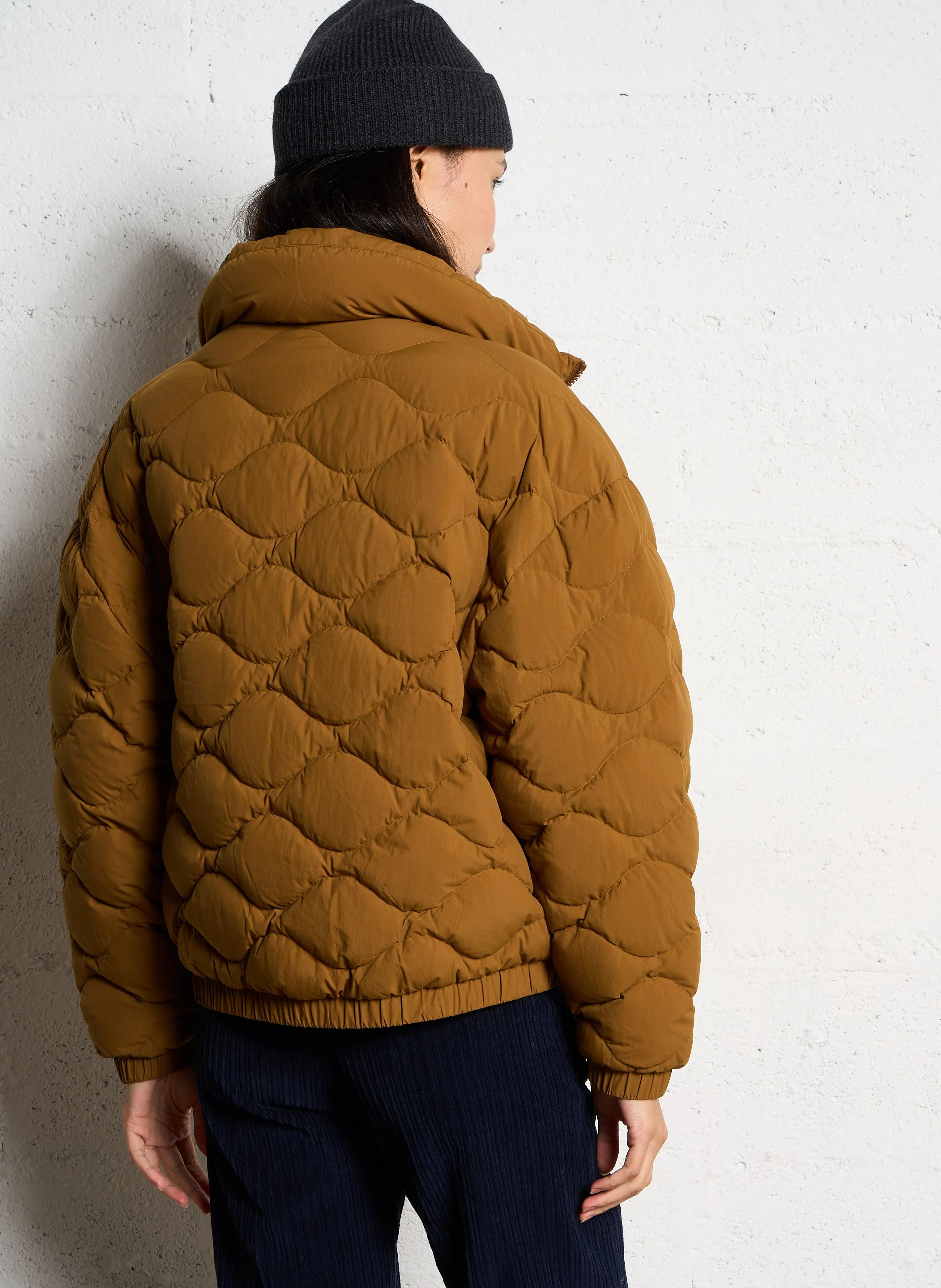  PYRENEX   ENOLA - Piumino oversize a collo alto | Marrone