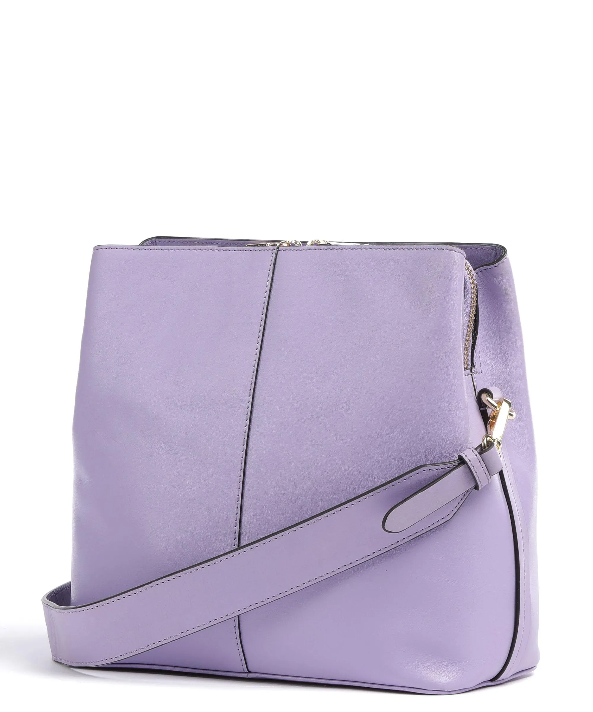  Radley London Dukes Place Borsa a tracolla pelle di vacchetta grana lavanda  