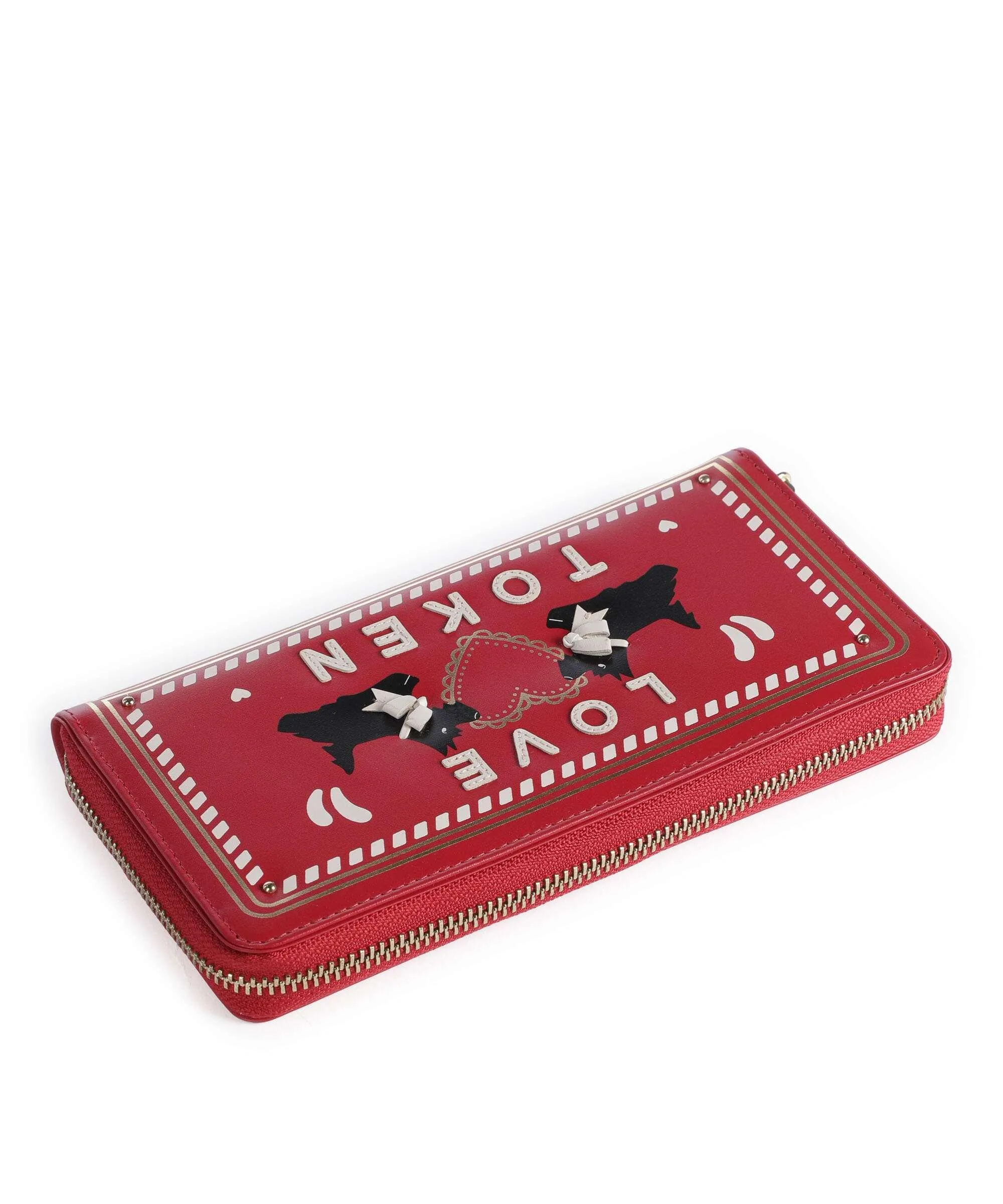  Radley London Valentines Portafoglio pelle granulata rosso  