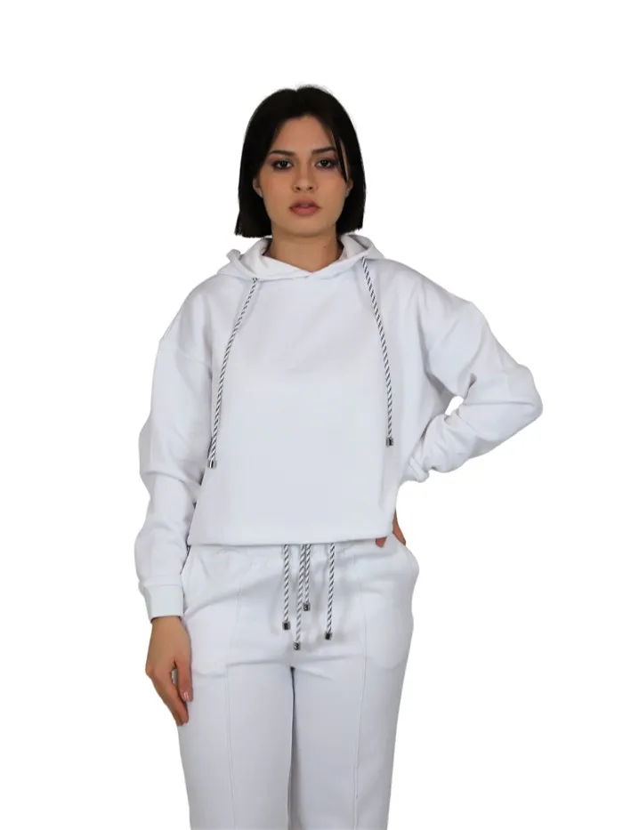 RICHMOND X  FELPA UWP24014FE BIANCO