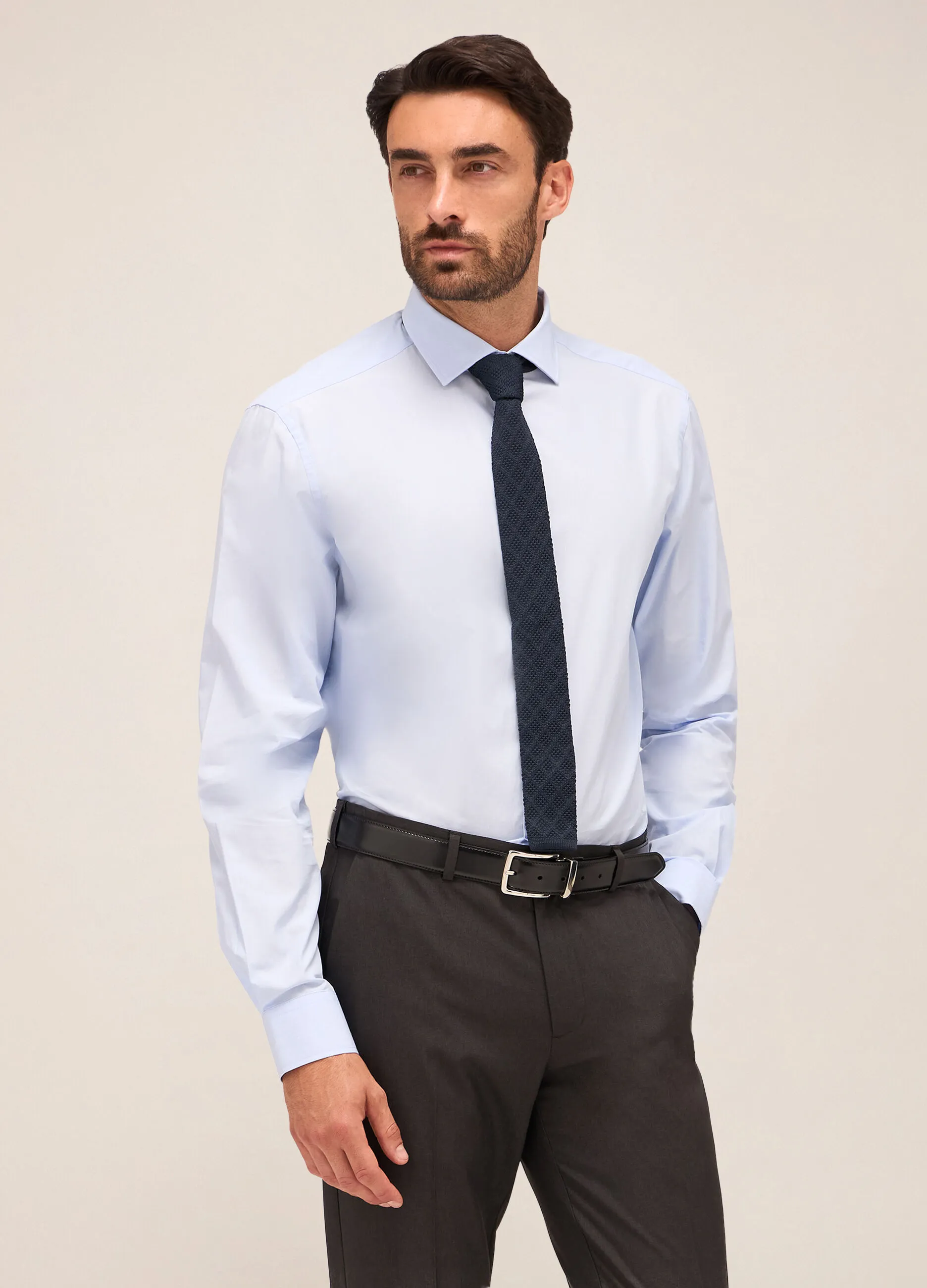 RUMFORD  Camicia regular fit colletto francese in cotone uomo