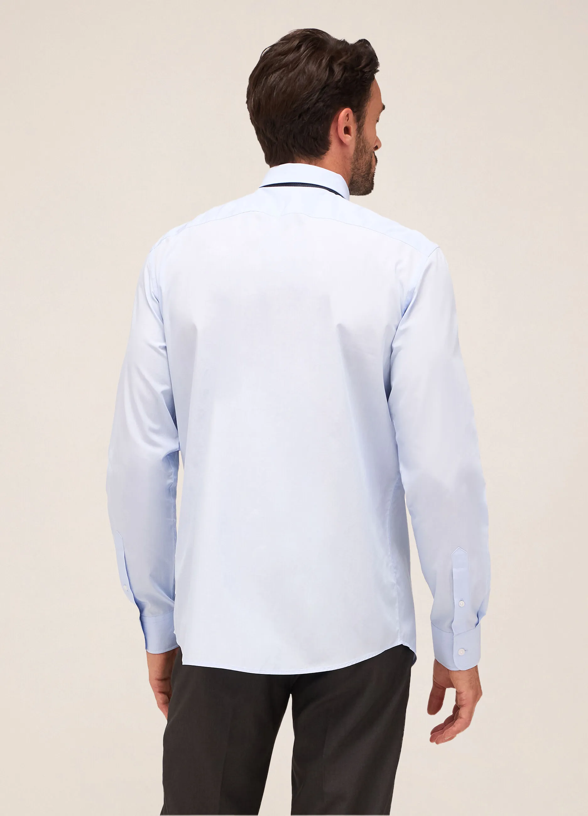 RUMFORD  Camicia regular fit colletto francese in cotone uomo
