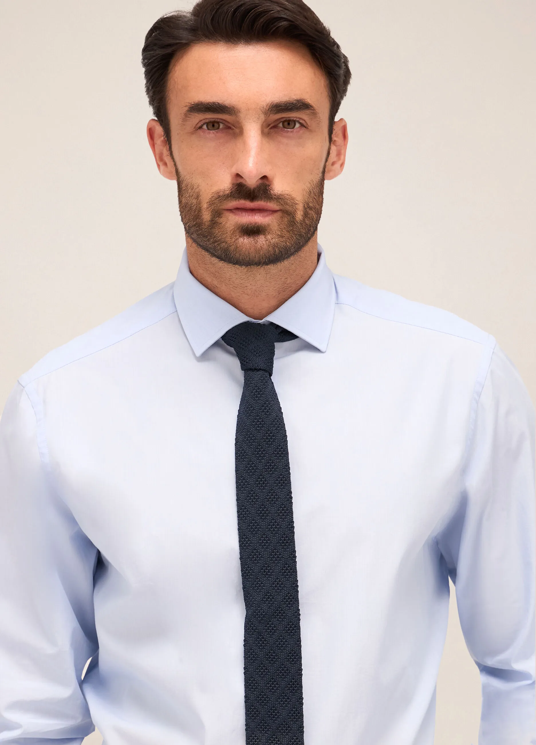 RUMFORD  Camicia regular fit colletto francese in cotone uomo
