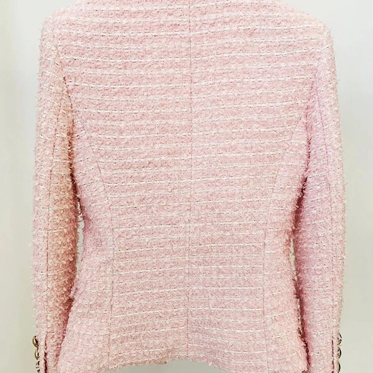 Runway Tweed Jackets Donna Giacca da donna firmata Runway High 2023 Giacca A/I