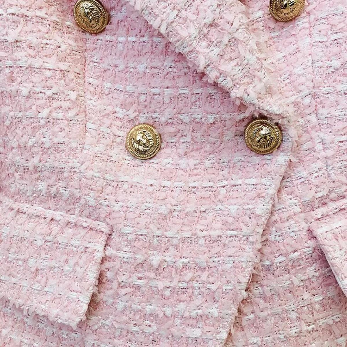 Runway Tweed Jackets Donna Giacca da donna firmata Runway High 2023 Giacca A/I