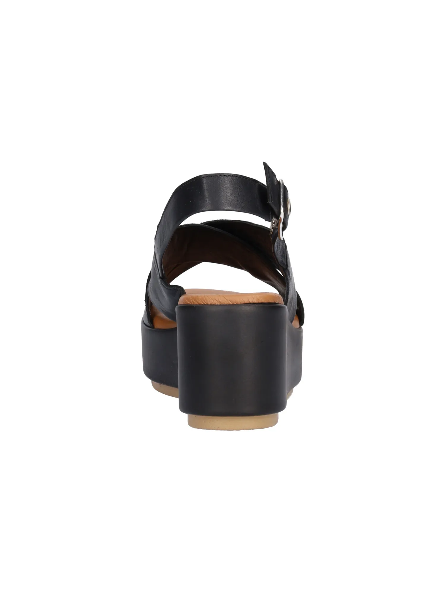 Sandalo con zeppa Lumberjack Johanna da donna nero
