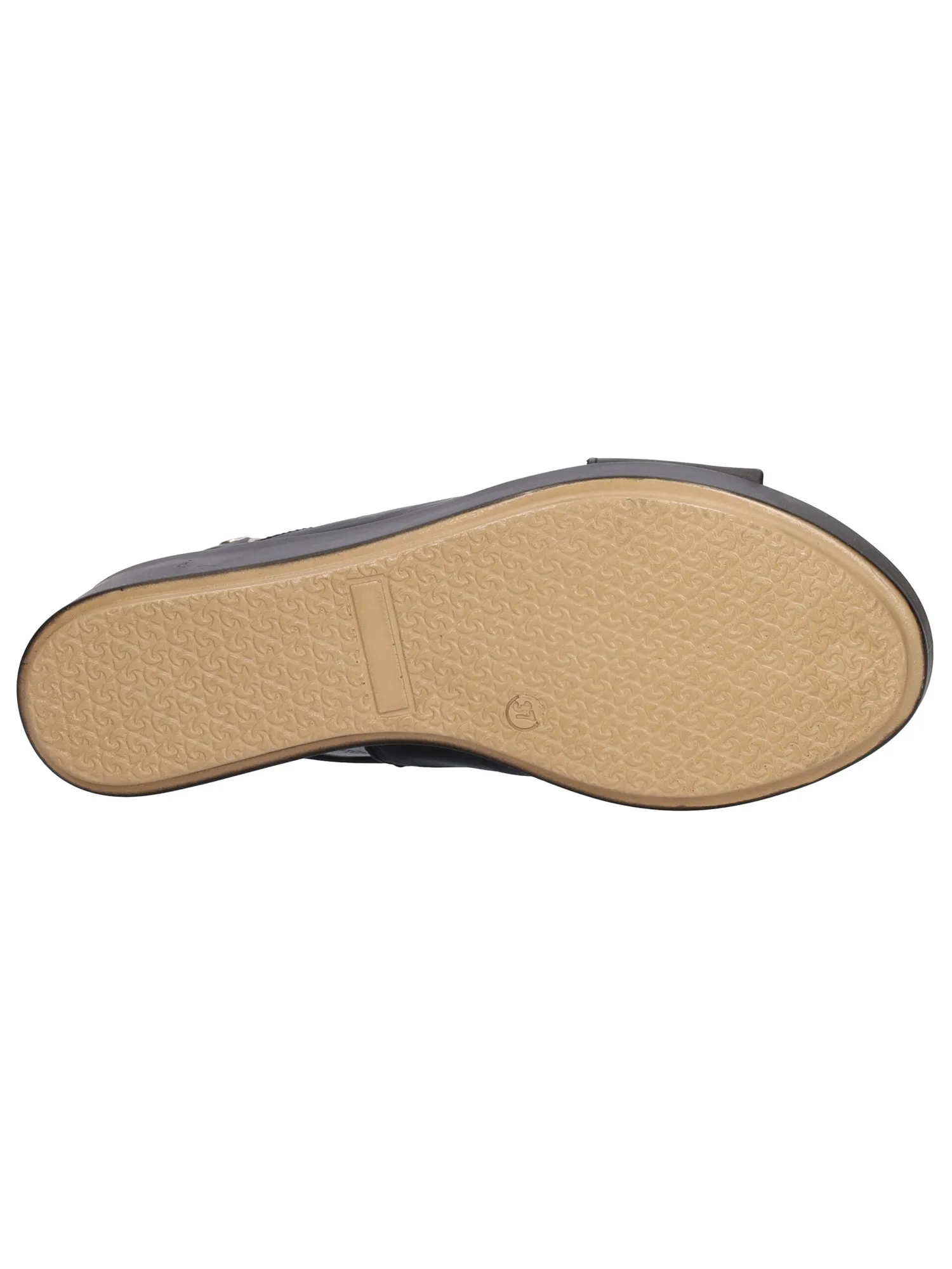 Sandalo con zeppa Lumberjack Johanna da donna nero