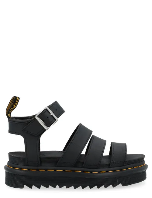 Sandalo Dr. Martens Blaire in pelle nera
