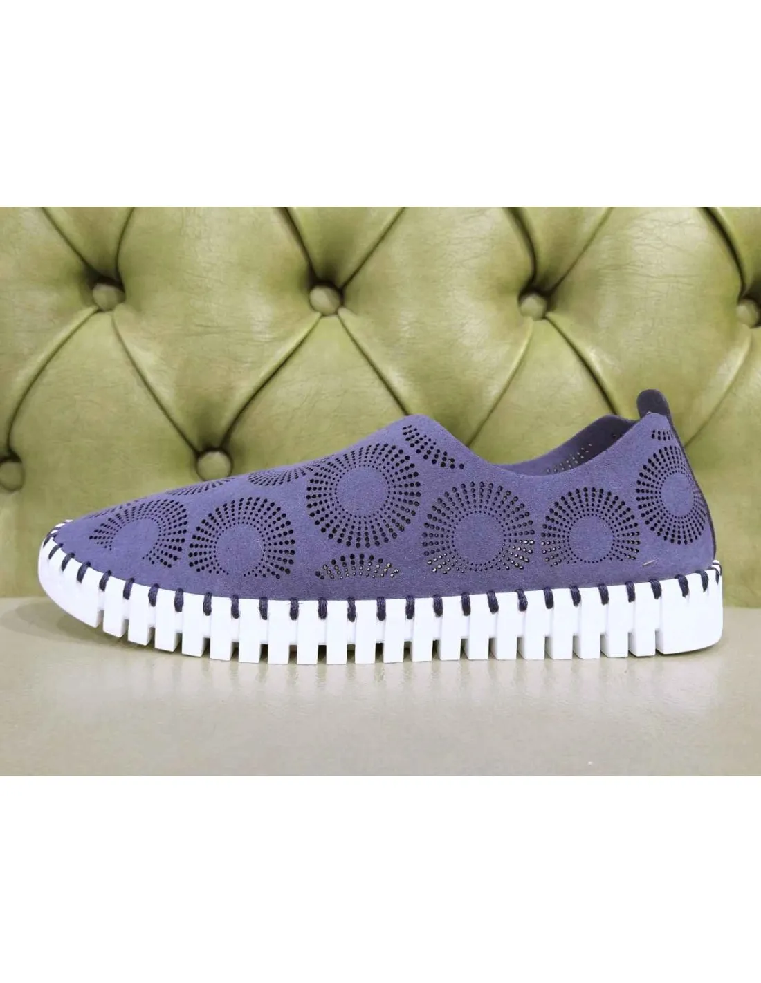 Scarpe senza lacci, in pelle vegan