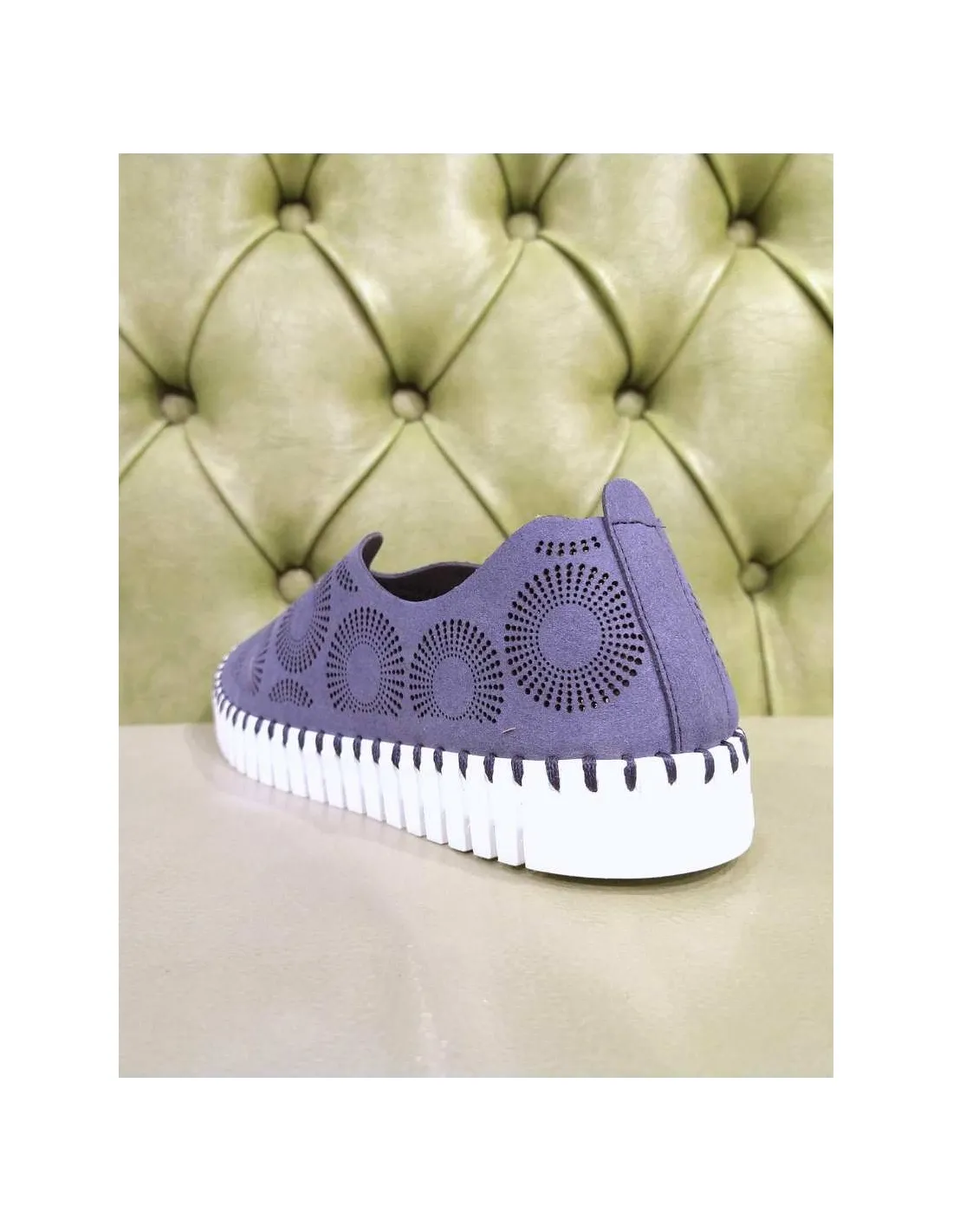 Scarpe senza lacci, in pelle vegan