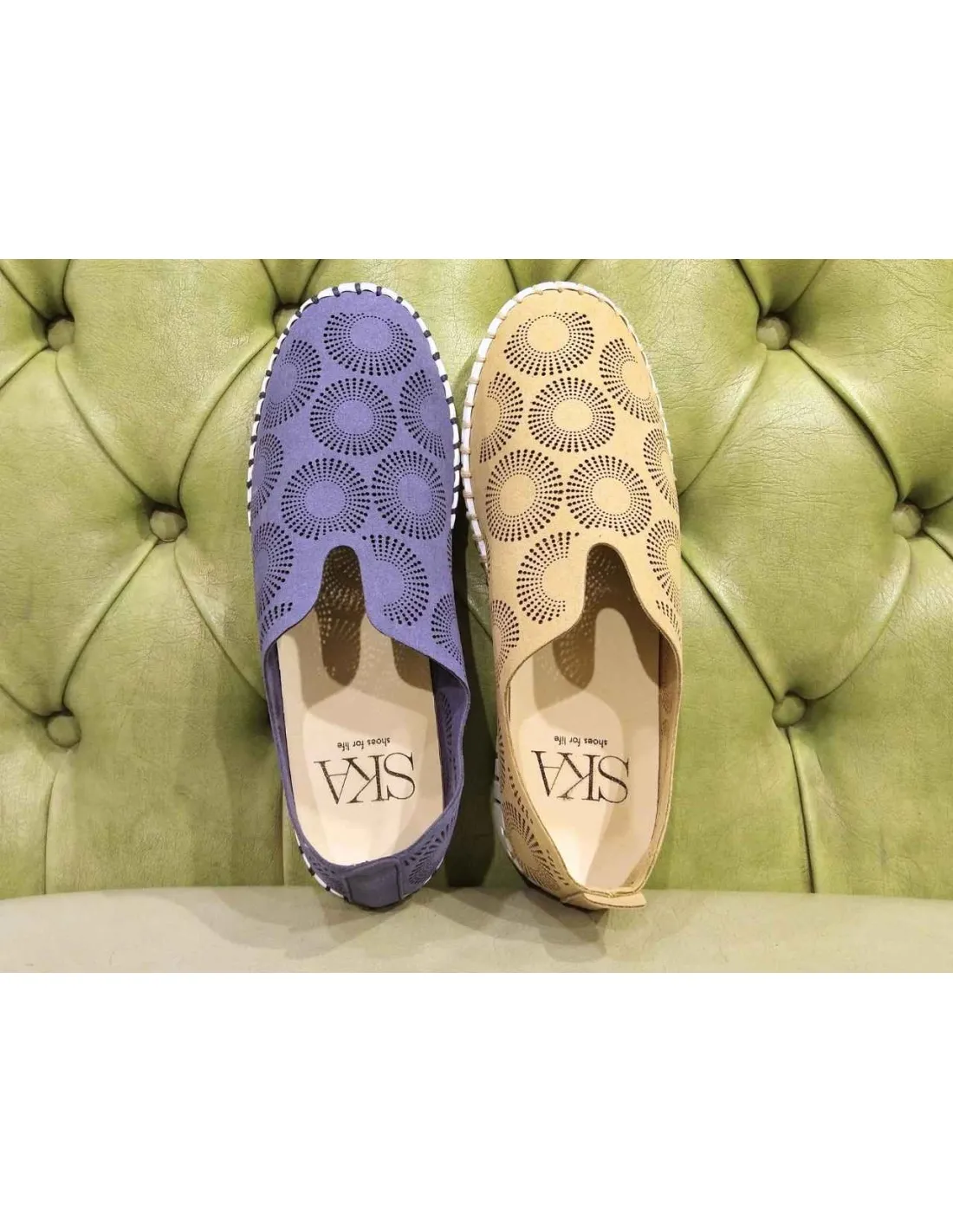 Scarpe senza lacci, in pelle vegan