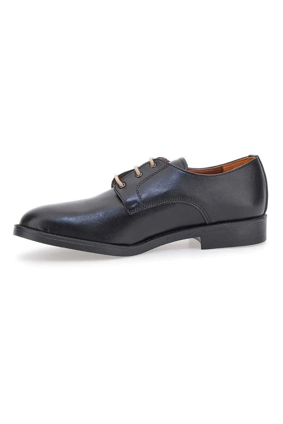 Scarpe Stringate in Pelle Nera Pittarello 0728
