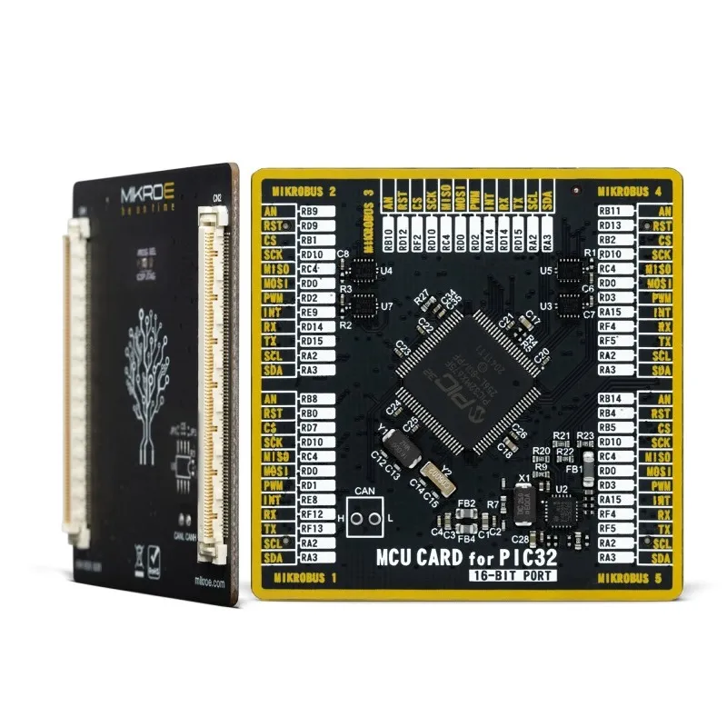 Scheda di sviluppo MCU CARD For PIC32 PIC32MX675F256L Brand-Rex, CPU PIC32