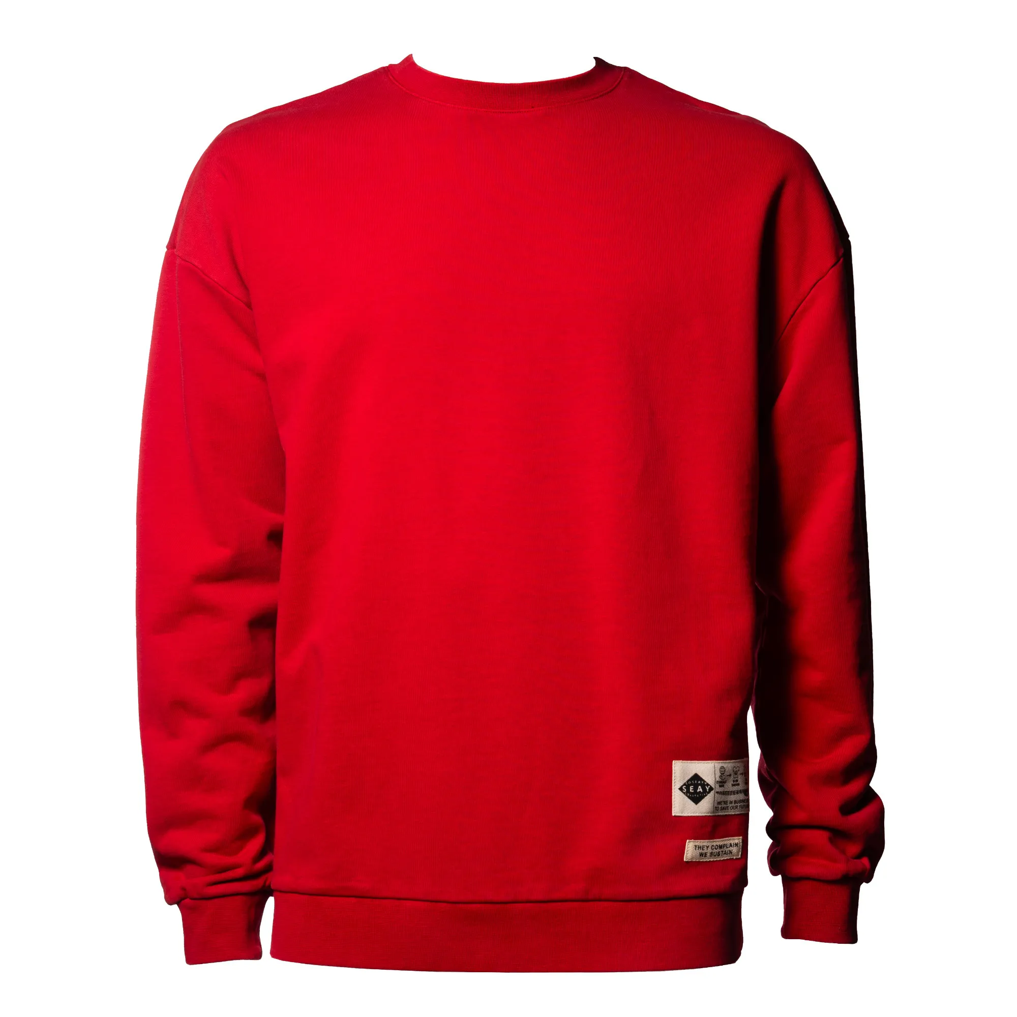 Seay  ---------    ------------Felpa Girocollo Rossa Pahoa