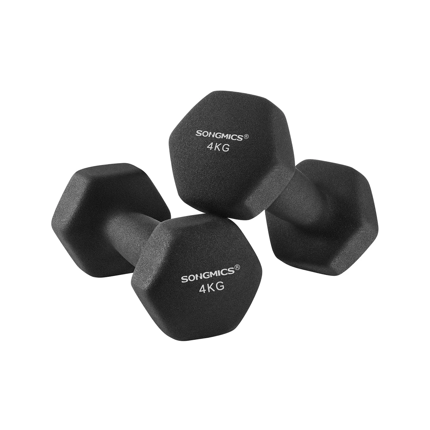Set di Manubri Corti Esagonali con Rivestimento in Neoprene