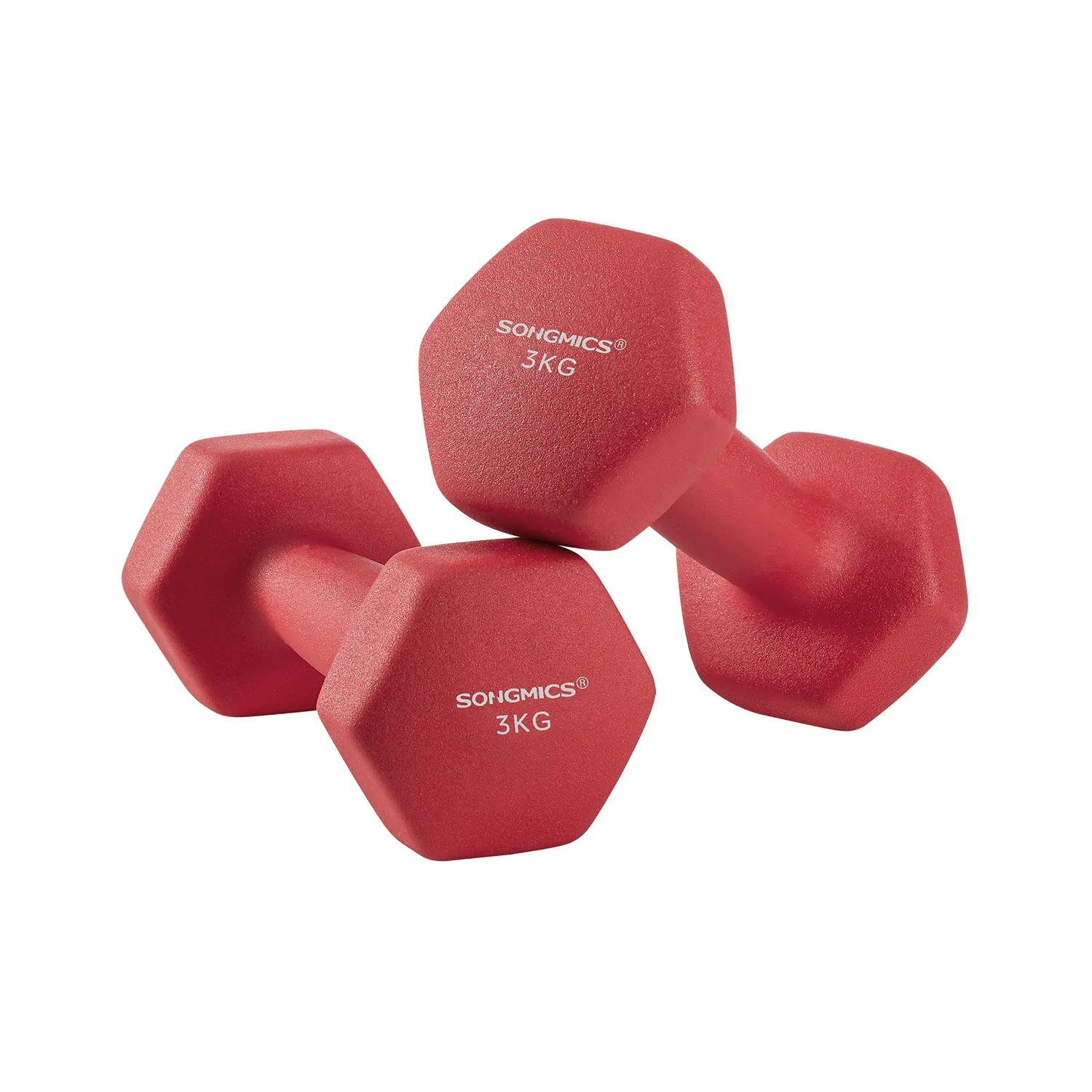 Set di Manubri Corti Esagonali con Rivestimento in Neoprene