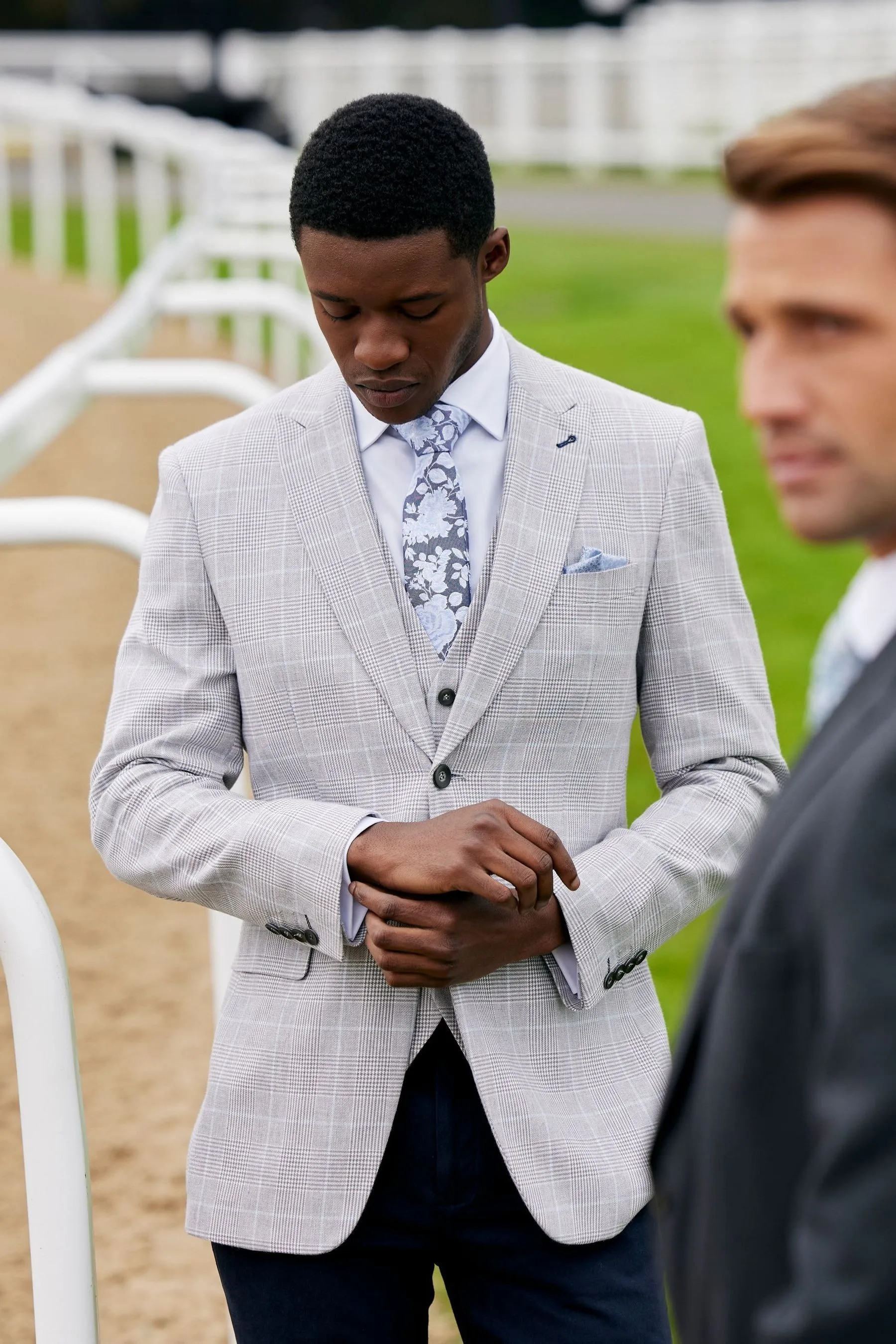 Skopes Vestibilità sartoriale - Grayson - Blend A quadri Giacca in lino