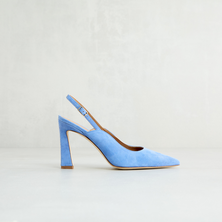 Slingback Camoscio Jeans