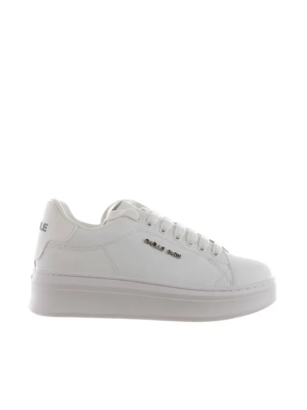 Sneaker addict con patch rubber in ecopelle