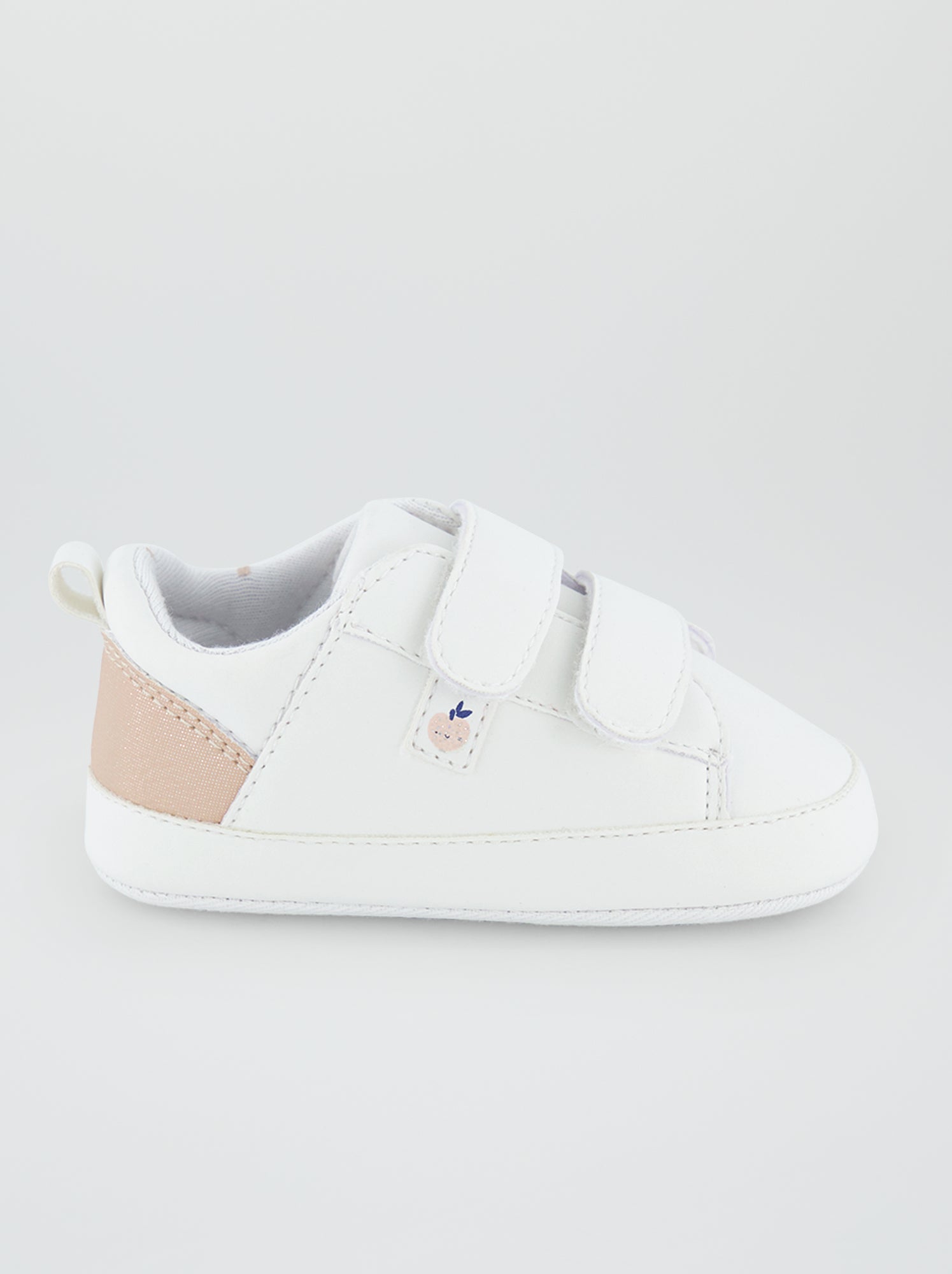 Sneakers moda con chiusure a strappo - BIANCO